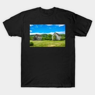 Old School Buildings Near Glenora Falls T-Shirt